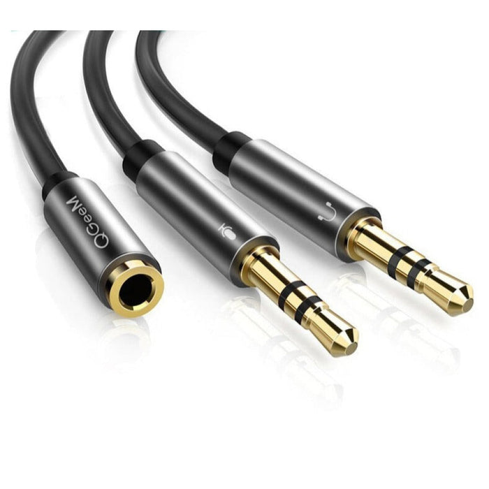 Qgeem 3.5Mm Headphone Splitter For Pc