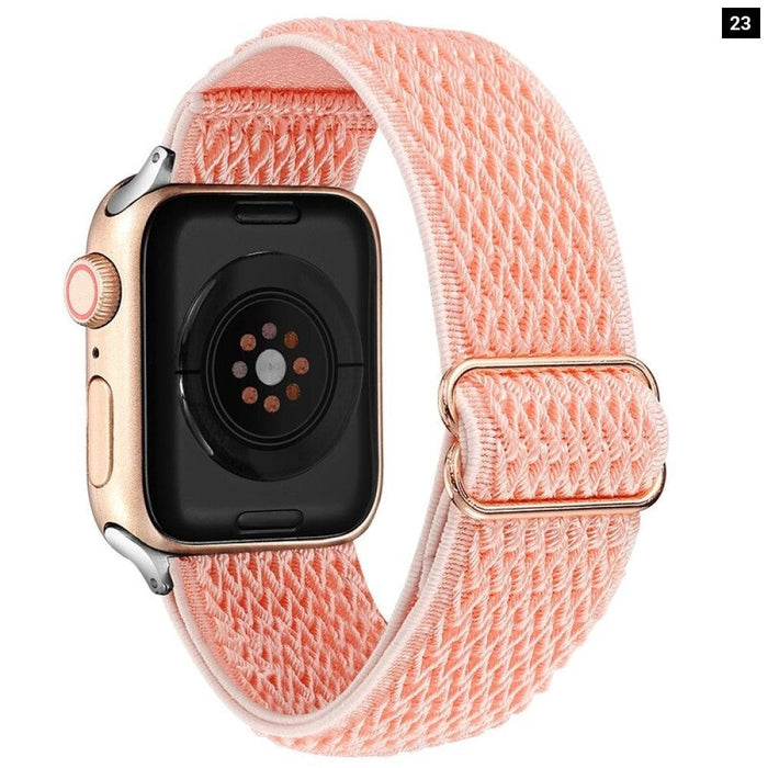 Elastic Nylon Adjustable Stretchy Strap for Apple iWatch