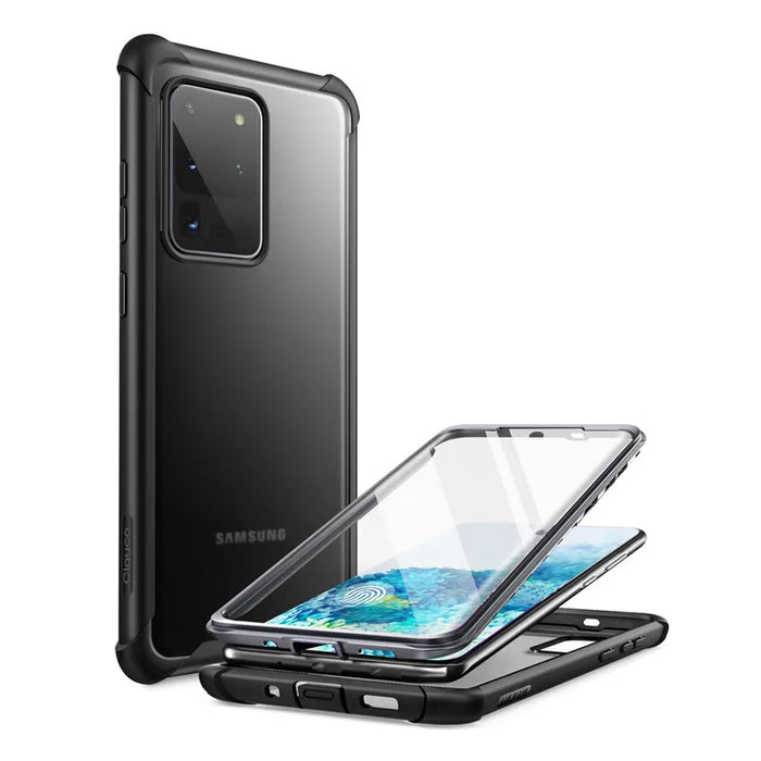 Full-Body Rugged Cover, Built-in Screen Protector With Fingerprint ID For Samsung Galaxy S20 Ultra