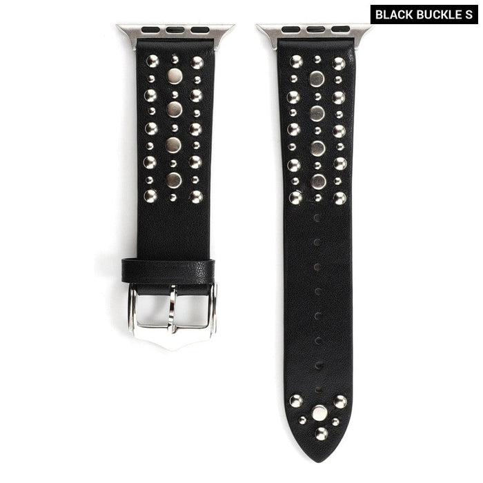 Leather Rivets Bracelet Band for Apple Watch