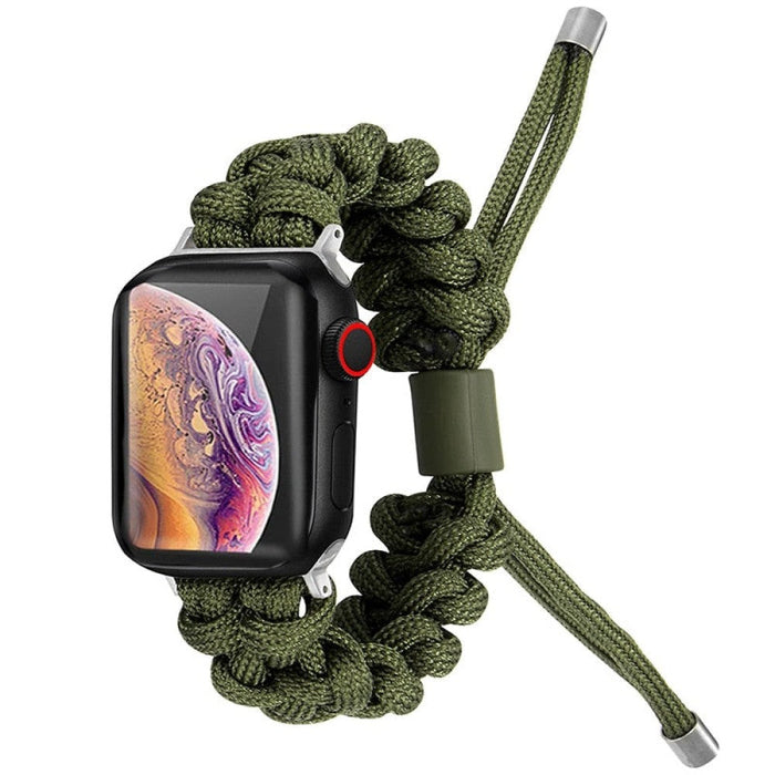 Nylon Braided Watch Band Strap For Apple Watch