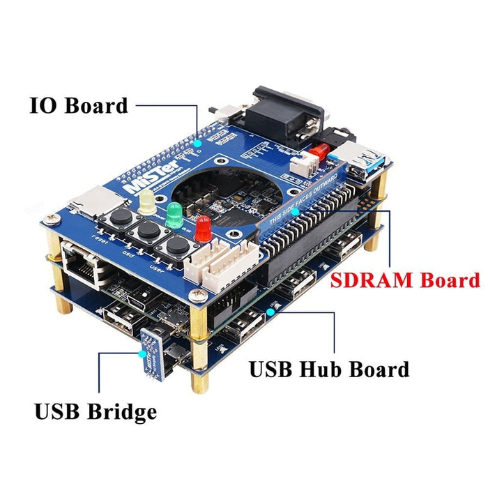 32Mbv2.2/128Mbv2.9 Sdram Board For Mister Fpga De10