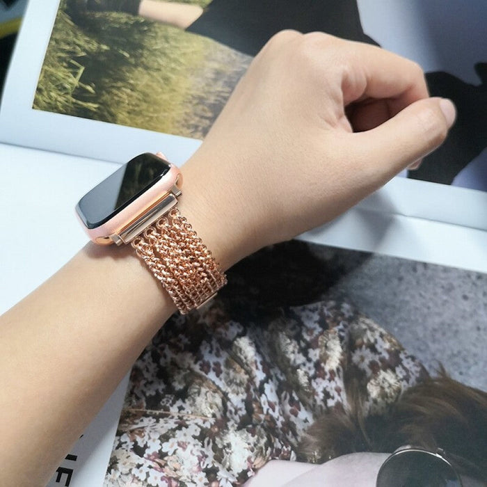 Stainless Steel Watchband Bracelet For Apple Watch