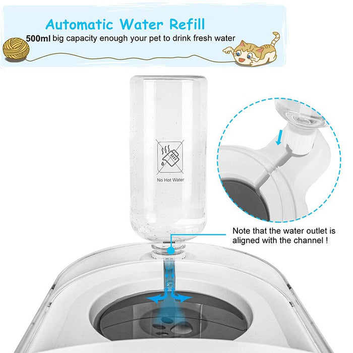 2 In 1 Anti Spill Automatic Water Food Pet Feeder