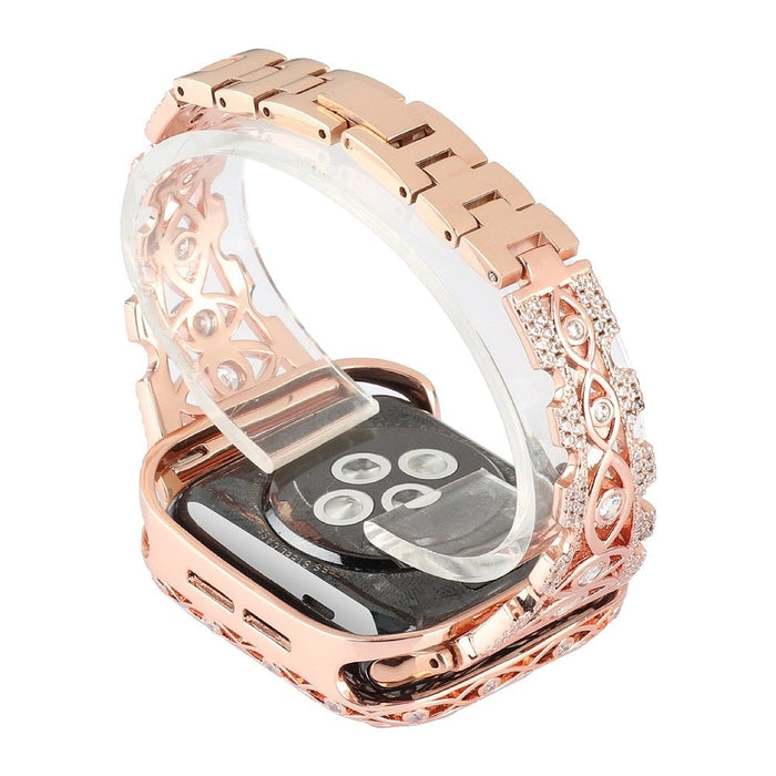 Designer Stainless Steel Diamond Strap For Apple Watch