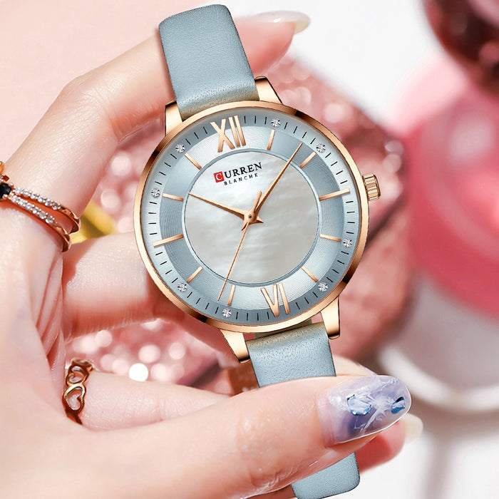 Watch for Women Luxury Casual Clock Leather Quartz Brandes Ladies Wristwatches Fashion