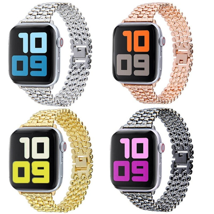 Multicolour Steel Chain Replacement Strap For Apple Watch