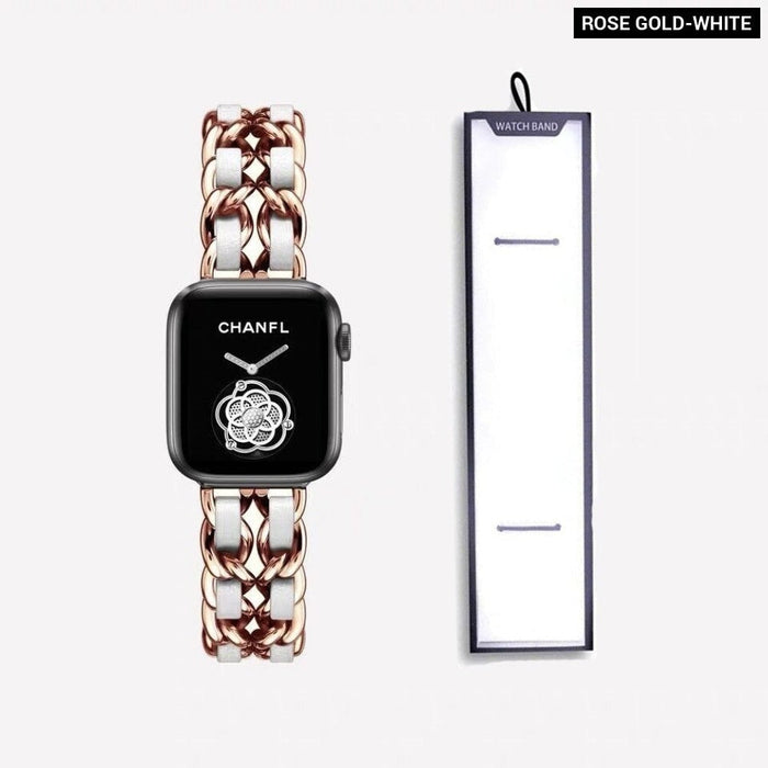 Luxury Stainless Steel Strap For Apple Watch