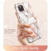 Full-body Glitter Marble Bumper Case With Built-in Screen