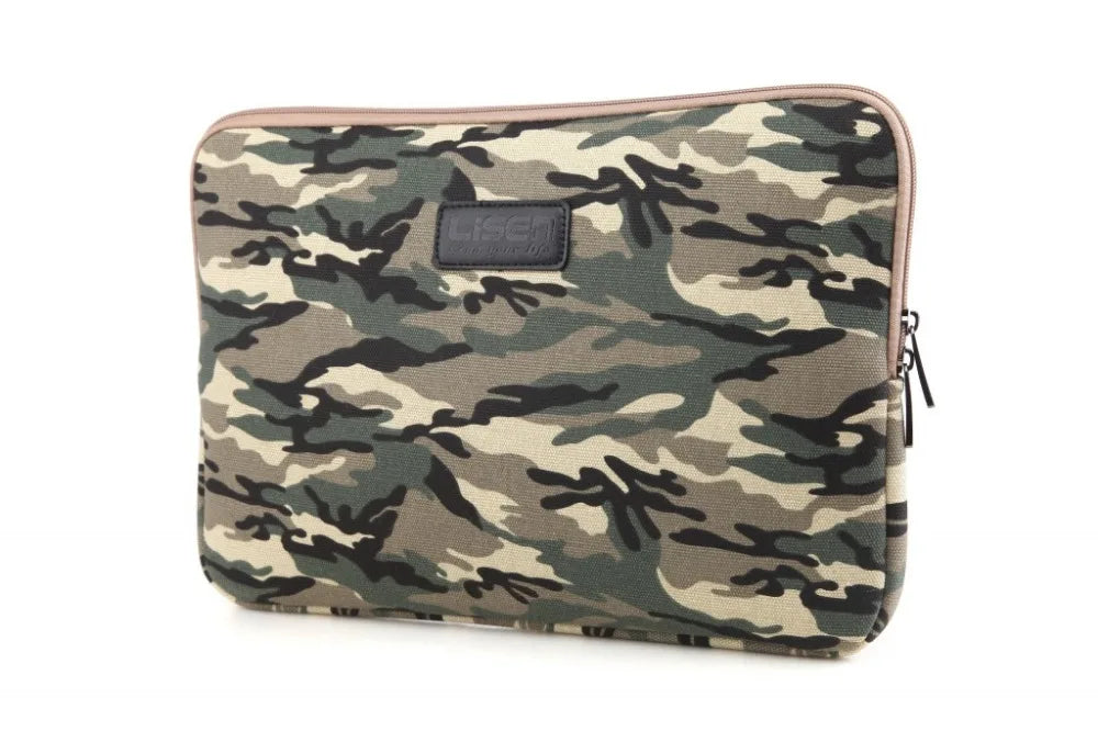 For Macbook Air Pro M1 Ipad 9.7" Unisex 9,10,11,12,13,14,15.6 Inch Sleeve Case Camouflage Laptop Bag