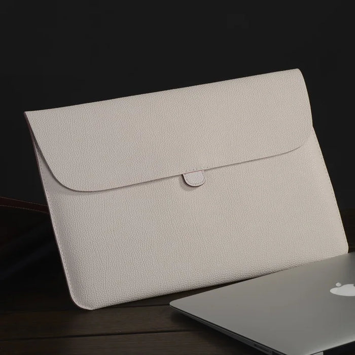 For Macbook Air Pro Retina M Notebook Unisex 11,13.3 Inch Pu Leather Waterproof Sleeve Case Laptop Bag