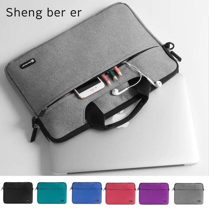 For Macbook Air Pro Mens 11,13.3,14,15.6 Inch Shoulder Messenger Case Hand & Laptop Bag