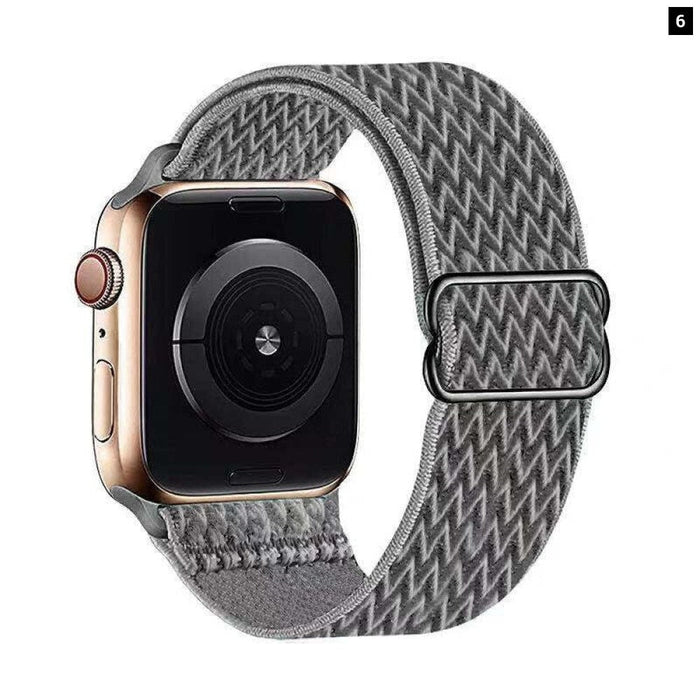 Elastic Nylon Adjustable Stretchy Strap for Apple iWatch