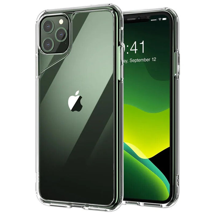 Scratch Resistant TPU Bumper + Clear Back Cover Case For iPhone 11 Pro Max