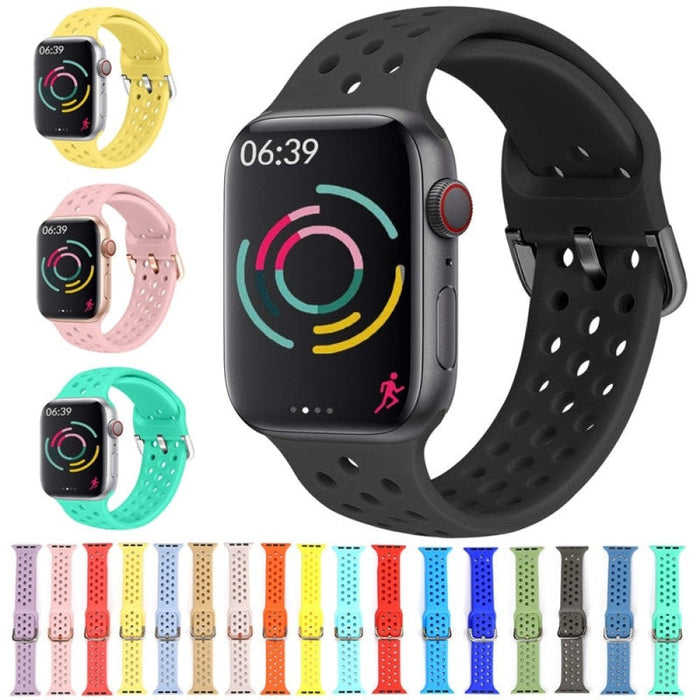 Silicone Strap For Apple Watch Series 6, SE, 5, 4, 3