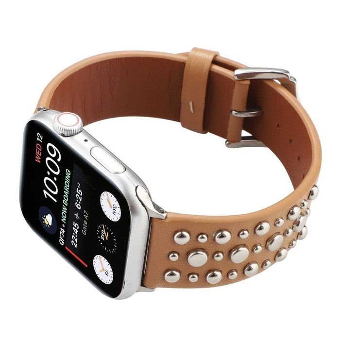 Leather Rivets Bracelet Band for Apple Watch