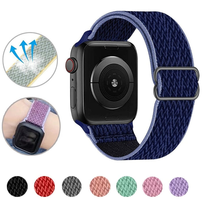 Elastic Nylon Adjustable Stretchy Strap for Apple iWatch