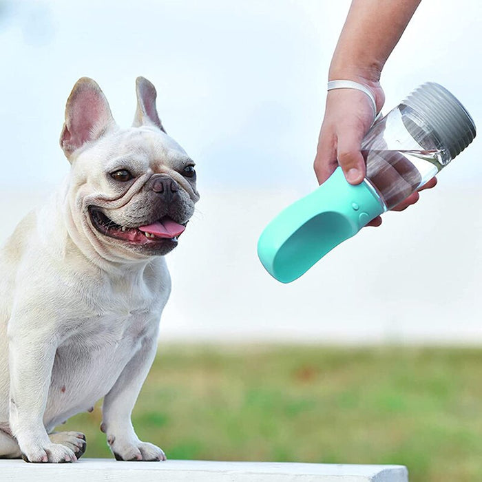 Portable Safe Travel Dog Water Bottle With Poop Bag Dispenser Perfect For Walking Hiking