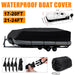 17-24ft Rubber Dinghy Pontoon Boat Covers 210d Water Rain