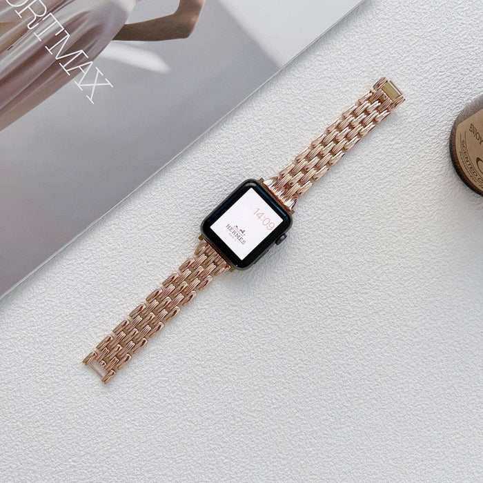 Luxury Diamond Steel Loop Strap For Apple Watch