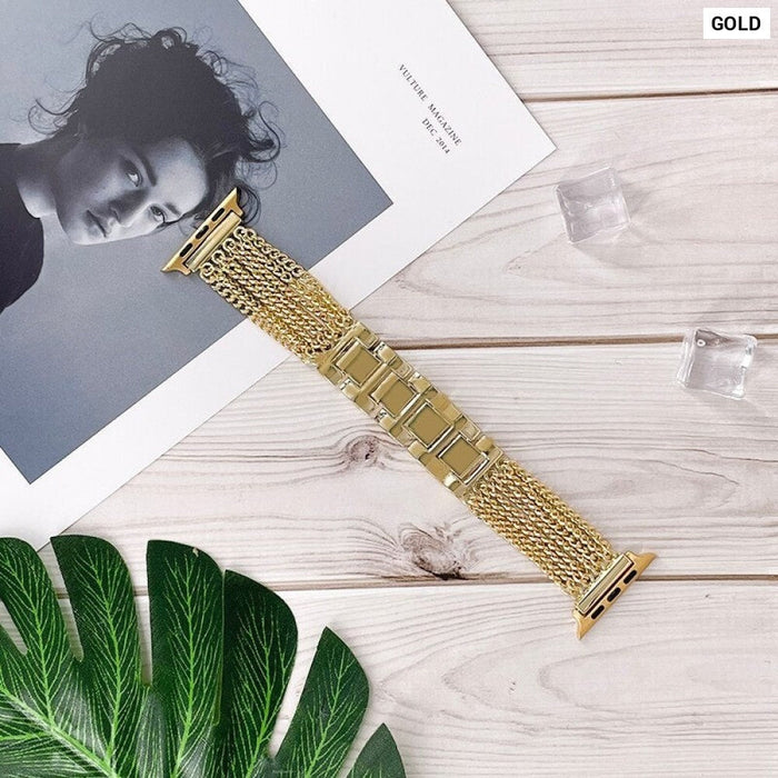 Stainless Steel Watchband Bracelet For Apple Watch