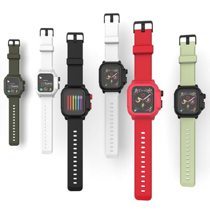 Silicone Waterproof Protective Sports Strap For Apple Watch