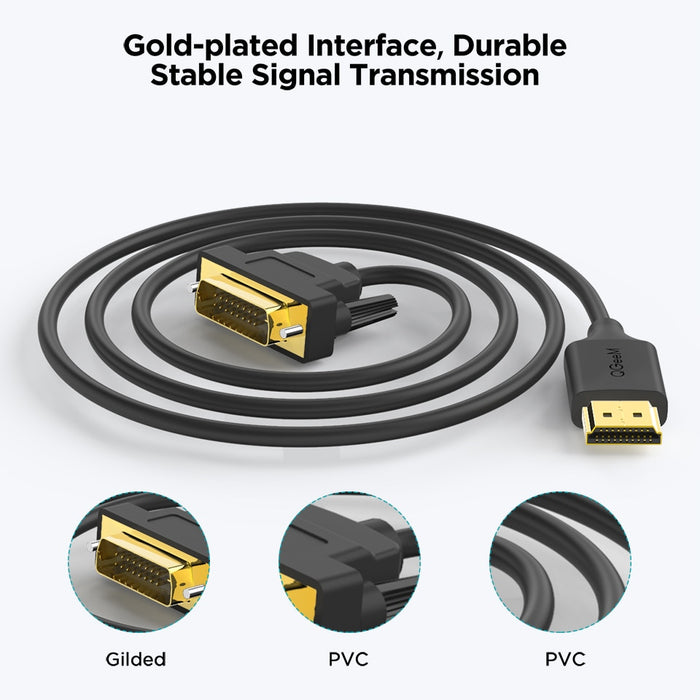 Qgeem Hdmi To Dvi Adapter For Gaming Consoles