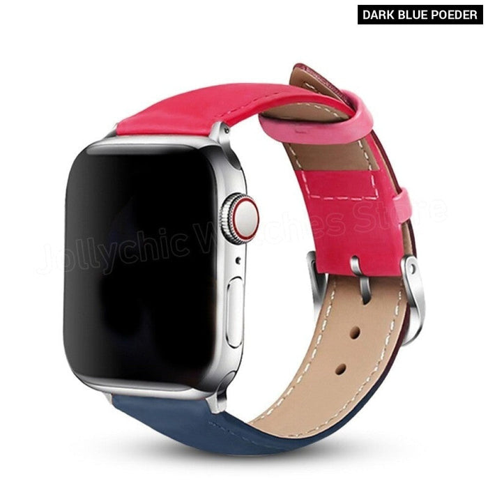 Starlight Leather Strap Bracelet For Apple Watch