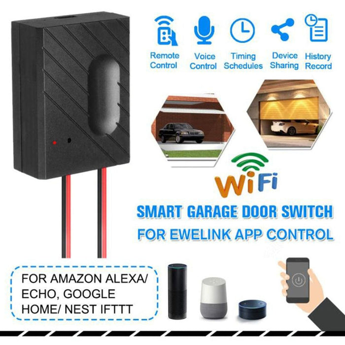 WiFi Smart Home Garage Door Opener Voice Control Alexa Google Wireless Remote Control Home Smart Life with Amazon Alexa Google