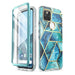 Full-body Glitter Marble Bumper Case With Built-in Screen