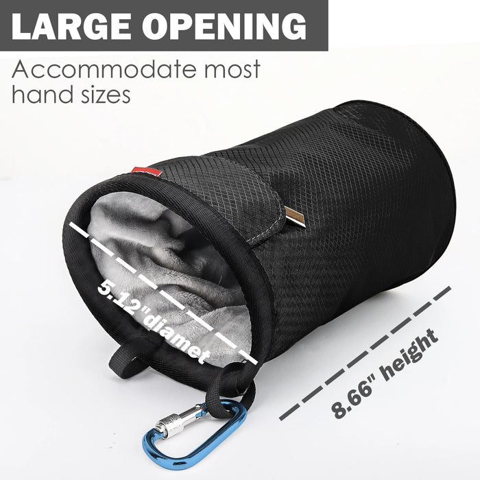 Magnesia Sack Rock Climbing Chalk Bag Waterproof Pocket