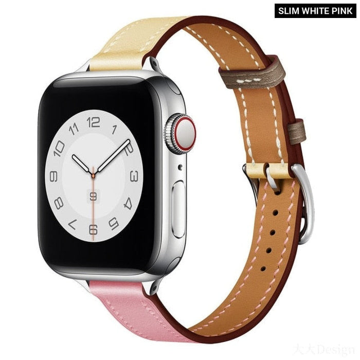 Leather Attelage strap For Apple Watch