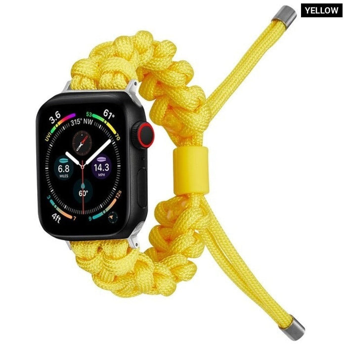 Nylon Braided Watch Band Strap For Apple Watch