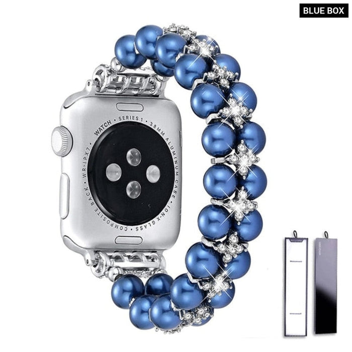 Elastic Pearl Strap for Apple Watch Band