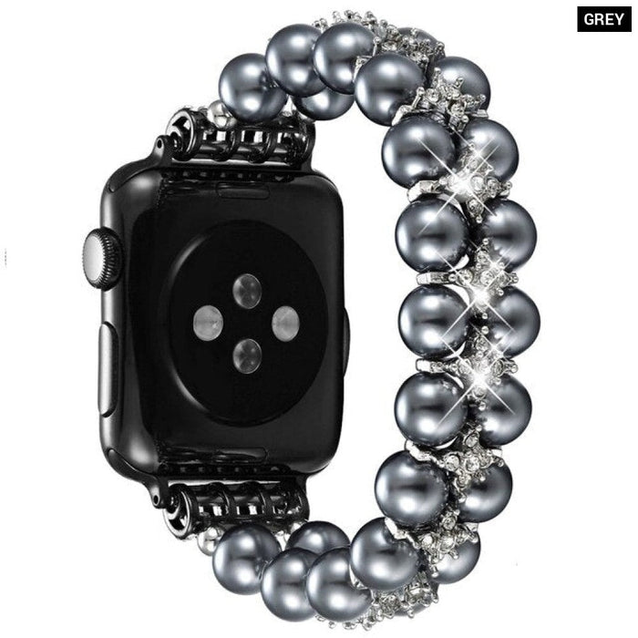 Elastic Pearl Strap for Apple Watch Band