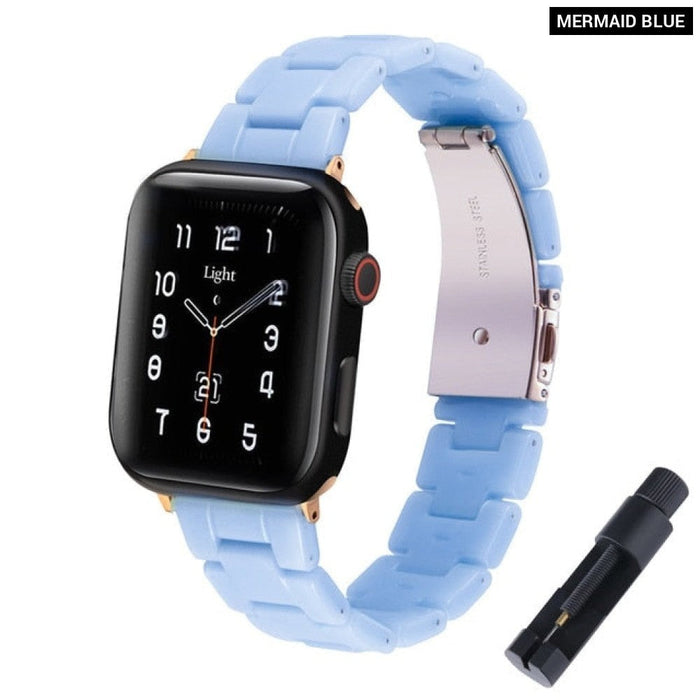 Resin Replacement Wrist Strap For Apple Watch