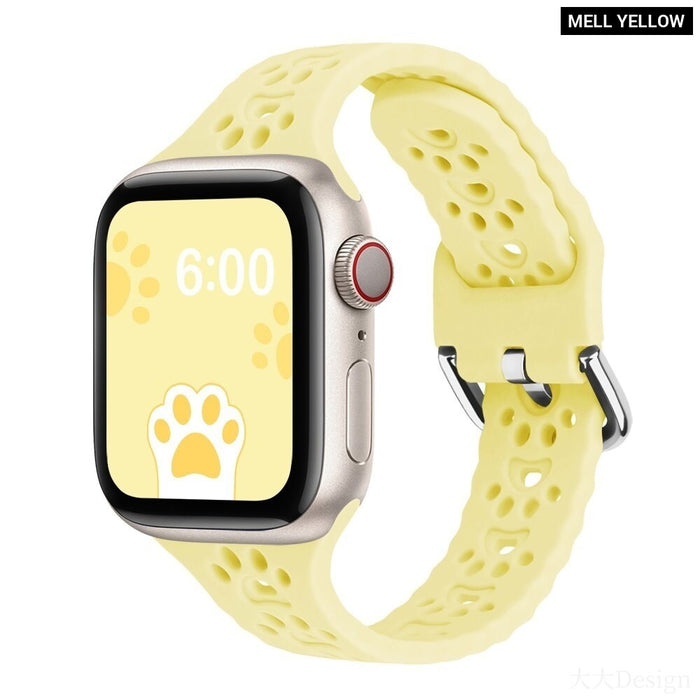 Narrow Thin Silicone Band for Apple Watch