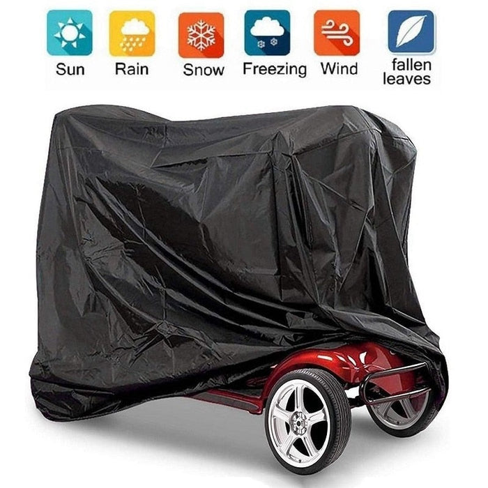 Mobility Scooter Cover Waterproof Heavy Duty Mobility Car Cover Anti-UV Dust Wear Proof Wheelchair Transport Storage Oxford Cove