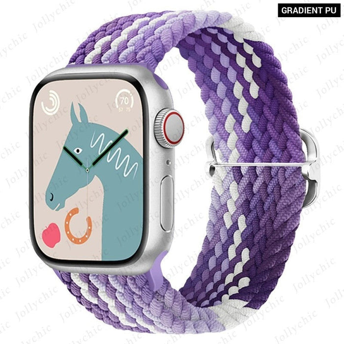 Elastic Braided Loop Strap For Apple iWatch