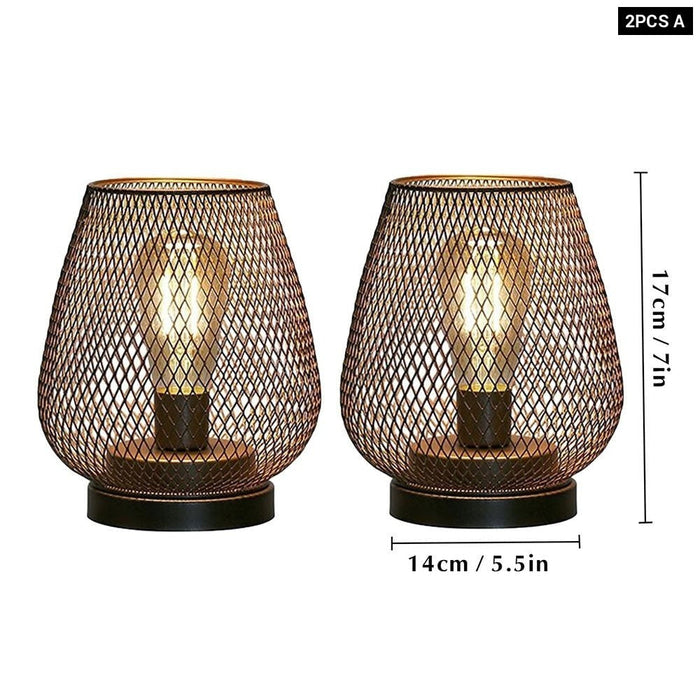 Metal Wireless Battery Powered LED Table Lamp For Home Decor