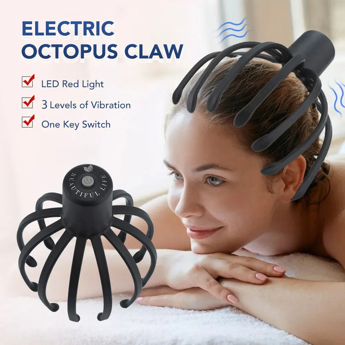 Octopus Claw Scalp Massager Stress Relief And Hair Stimulation