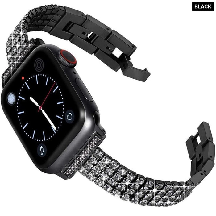 Luxury Diamond Bracelet Loop Strap For Apple Watch