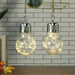 2pcs/set Modern Pendant Led Hanging Night Lamp For Garden