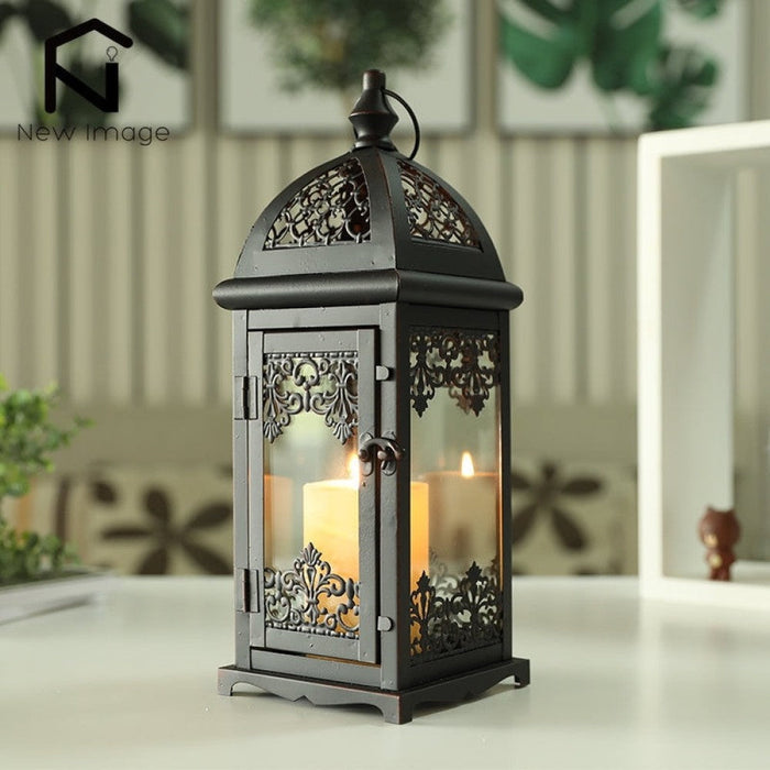 Metal Decorative Hanging Lantern For Living Room Home Decor