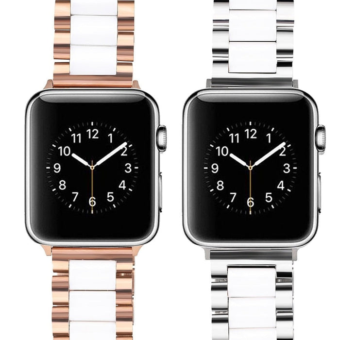 Steel Ceramic Luxury Strap Band For Apple Watch