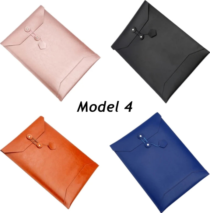 For Macbook Air Pro Retina M1 11,12,13 Inch Pu Leather Sleeve Case Notebook Tablet Laptop Bag