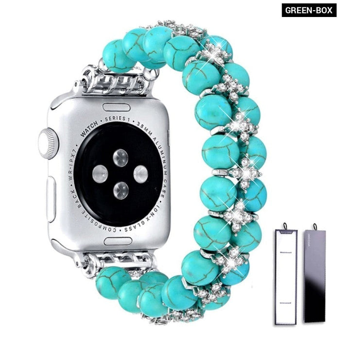 Elastic Pearl Strap for Apple Watch Band