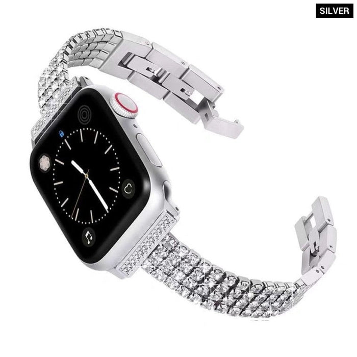 Luxury Diamond Bracelet Loop Strap For Apple Watch