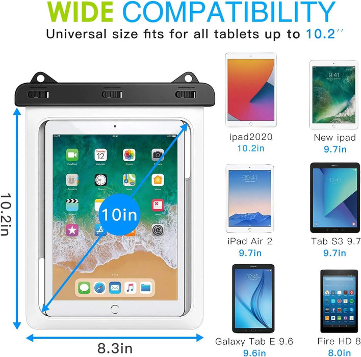 For Ipad Mini 6 Ipad 9.7 6/5/4/3/2 Ipad Pro 9.7 Ipad Air 5 10.9/3/2 Waterproof Tablet Case