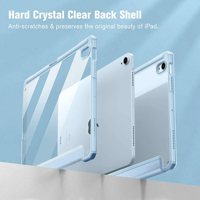 For iPad 10.2 9th 8th 7th 10 10th Generation Pro 11 12.9 Air 5 4 10.9 Clear Pencil Holder Case